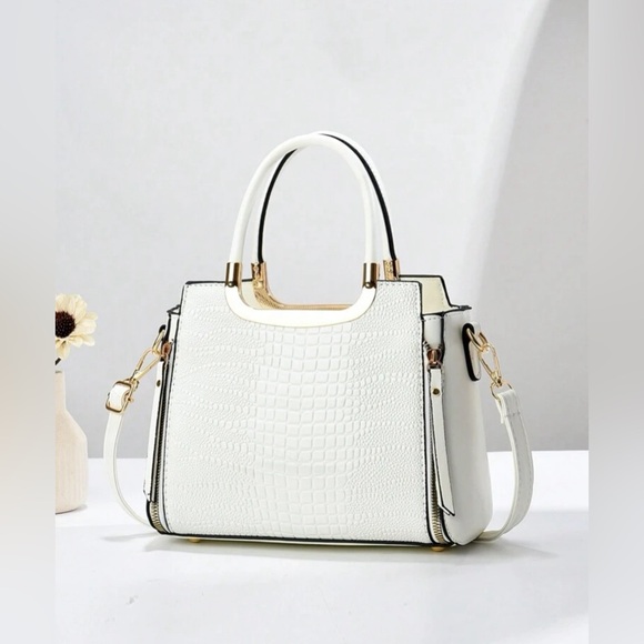 Handbags - New Crocodile Print Bag, Purse